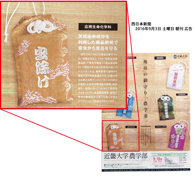 西日本新聞における広告掲載